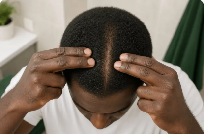 Step1 Part Expose the Scalp